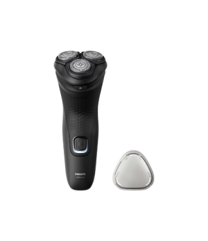 Philips Electric Shaver | S1141/00 1000 Series | Operating time (max) 40 min | Wet & Dry | NiMH | Deep Black