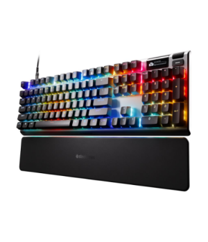 SteelSeries | Gaming Keyboard | Apex Pro Gen 3 | Wired | US Layout | Black | USB-C | OmniPoint 3.0 Adjustable HyperMagnetic Swit