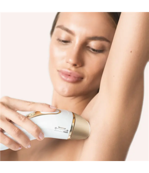 Braun | Epilator | PL5054 Silk-expert Pro 5 IPL | Bulb lifetime (flashes) 400.000 | Number of power levels 10 | White/Gold