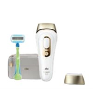 Braun | Epilator | PL5054 Silk-expert Pro 5 IPL | Bulb lifetime (flashes) 400.000 | Number of power levels 10 | White/Gold