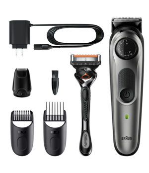 Braun Beard Trimmer BT5365 Cordless and corded Number of length steps 39 Black/Silver