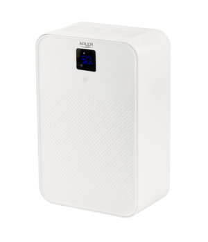 Adler | Thermo-electric Dehumidifier | AD 7860 | Power 150 W | Suitable for rooms up to 30 m³ | Water tank capacity 1 L | White