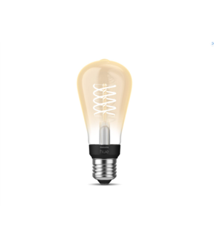 Philips Hue W 7.2W Filament ST64 E27 | Philips Hue | Hue W 7.2W Filament ST64 E27 | E27 | 7 W | Soft white 2100K | Bluetooth and