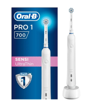 Oral-B Electric Toothbrush Pro 1 700 Sensi  Rechargeable For adults Number of brush heads included 1 Number of teeth brushing mo