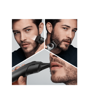 Braun | Beard Trimmer | BT5360 | Cordless and corded | Number of length steps 39 | Black/Silver