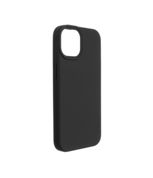 Fixed | MagFlow with MagSafe support | Back cover | Apple | iPhone 14 | Liquid silicon | Black