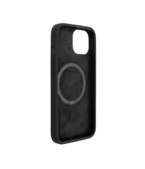 Fixed | MagFlow with MagSafe support | Back cover | Apple | iPhone 14 | Liquid silicon | Black