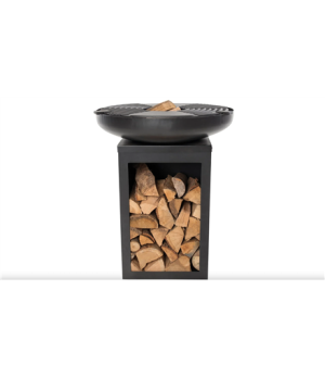 RedFire | Matanzas Firepit Plancha with Wood Storage | MAT62