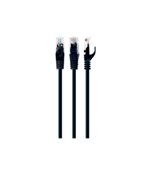 UTP Cat6 | Patch cord | PVC AWG 26 (7 x 0.15 mm wire) | Black | 5 m