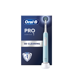 Oral-B | Pro Series 1 Cross Action | Electric Toothbrush | Rechargeable | For adults | Caribbean Blue | Number of brush heads in