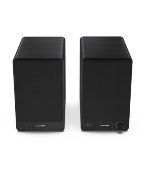 Sharp CP-SS30 Bookshelf Speakers, Black | Sharp | Speakers | CP-SS30(BK) Bookshelf | 60 W | Bluetooth | Black | Wireless connect