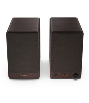 Sharp CP-SS30 Bookshelf Speakers, Brown | Sharp | Speakers | CP-SS30(BR) Bookshelf | 60 W | Bluetooth | Brown | Wireless connect