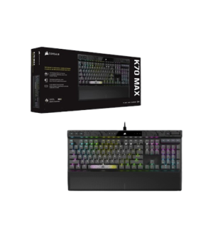 Corsair | MGX Switch | Gaming Keyboard | K70 MAX RGB | Gaming keyboard | Wired | RGB LED light | NA | Black | Magnetic-Mechanica