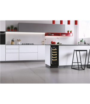 Hoover | Wine Cooler | HWCB 30/1 | Energy efficiency class F | Built-in | Bottles capacity 20 | Black