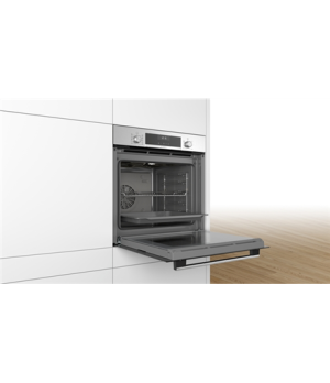 Bosch | Oven | HBA537BS0 | 71 L | Electric | EcoClean | Mechanical control | Height 59.5 cm | Width 59.4 cm | Stainless steel