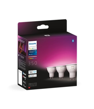 Philips Hue | WCA 5.7W GU10 3pcs pack | GU10 | 5.7 W | White and colored 2000K-6500K +16 million colors | Bluetooth and Zigbee