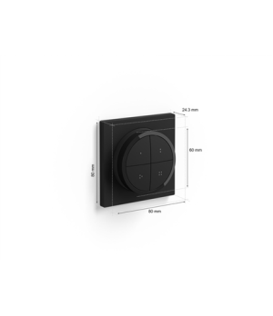 Philips Hue | Tap dial switch black | Black