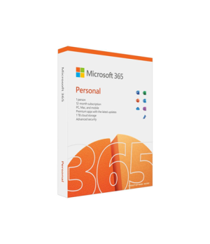 Microsoft | 365 Personal | QQ2-01897 | M365 Personal | FPP | License term 1 year(s) | English | EuroZone Medialess