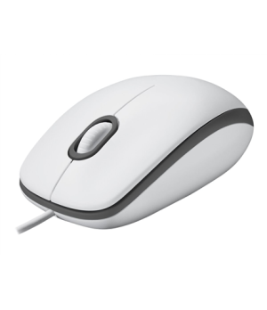 Logitech | Mouse | M100 | Wired | USB-A | White