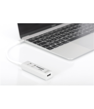 Digitus USB Type-C OTG 3-Port HUB and Card Reader | DA-70243