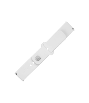 Fixed | Sporty Strap Set with Quick Release 20mm for Smartwatch | 160-235 mm | White | Silicone