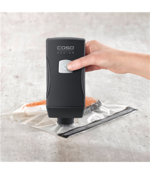 Caso Professional Hand Vacuum Sealer with Accessories | Vacu OneTouch Pro Set | Power 20 W | Black