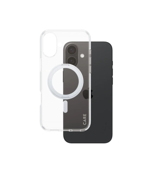 CARE by PanzerGlass Case Feature | Back protection | Apple | iPhone 16 Plus | Recycled plastic | Silver | Kickstand & MagSafe