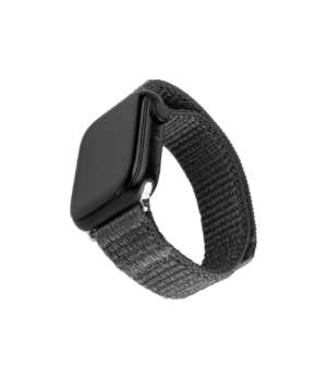 Fixed | Sporty Strap for Apple Watch 42/44/45mm | 160-210 mm | Dark gray | Nylon