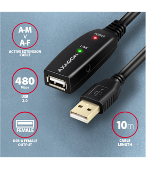 AXAGON USB Repeater Cable | ADR-210 | USB Type-A to USB Type-A