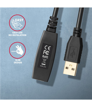 AXAGON USB Repeater Cable | ADR-210 | USB Type-A to USB Type-A