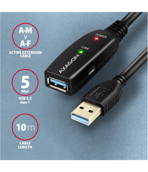 AXAGON Active extension USB 3.2 Gen 1, 10 m | ADR-310