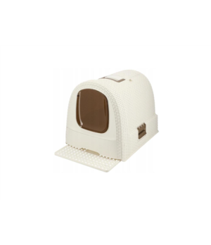 Curver Cat Toilet with Lid  198849 Cream