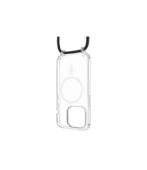 Fixed | MagPure Neck | Back Cover with Lanyard | Apple | iPhone 16 Pro | TPU | Clear, Black