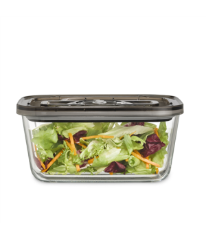 Caso | Glass Vacuum Container with Plastic Lid | VacuBoxx Eco L | Transparent