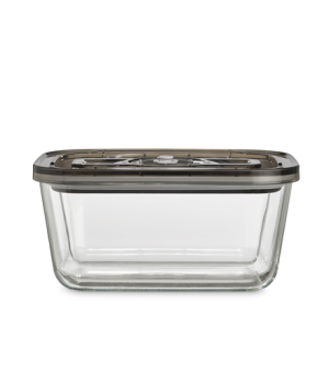 Caso | Glass Vacuum Container with Plastic Lid | VacuBoxx Eco L | Transparent