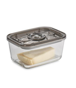 Caso | Glass Vacuum Container with Plastic Lid | VacuBoxx Eco L | Transparent