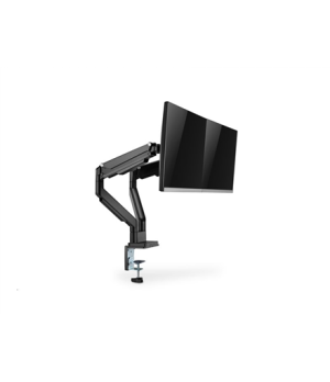 Digitus | Desk Mount | Universal Dual Monitor Mount with Gas Spring and Clamp Mount | Swivel, height adjustment, rotate | Black