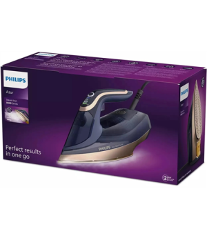 Philips | DST8020/20 Azur 8000 Series | Steam Iron | 3000 W | Water tank capacity 300 ml | Continuous steam 55 g/min | Light blu