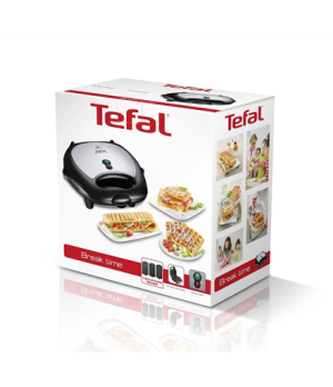 TEFAL | Sandwitch Maker | SW614831 | 700 W | Number of plates 3 | Black/Stainless Steel