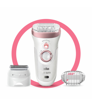 Braun | 9-720 Silk-epil 9 | Epilator | Operating time (max)  min | Bulb lifetime (flashes) | Number of power levels | Wet & Dry 