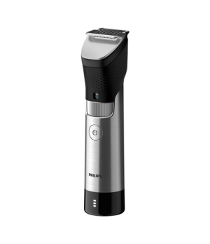 Philips | Beard Trimmer | BT9810/15 | Cordless and corded | Number of length steps 30 | Step precise 0.4 mm | Black/Silver