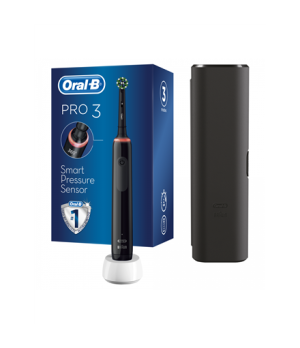 Oral-B Electric Toothbrush Pro3 3500 Cross Action For adults Rechargeable Black Edition Number of brush heads included 1 Number 