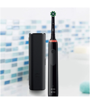 Oral-B Electric Toothbrush Pro3 3500 Cross Action For adults Rechargeable Black Edition Number of brush heads included 1 Number 