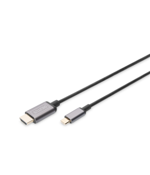 Digitus | USB Type-C to HDMI Adapter | DA-70821 | Black | USB Type-C | 1.8 m