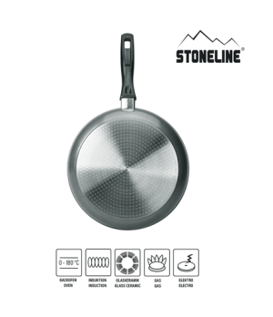 Stoneline | 6587 | Pan | Frying | Diameter 28 cm | Suitable for induction hob | Fixed handle | Anthracite