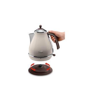 Delonghi | KBOV 2001.BG | Standard kettle | 2000 W | 1.7 L | Stainless steel | 360° rotational base | Beige