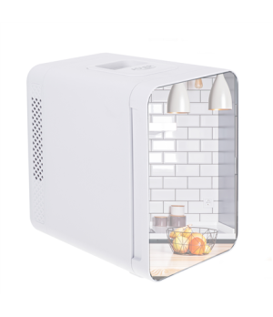 Adler | Mini refrigerator with mirror | AD 8085 | Free standing | Larder | Height 27 cm | Fridge net capacity 4 L | White