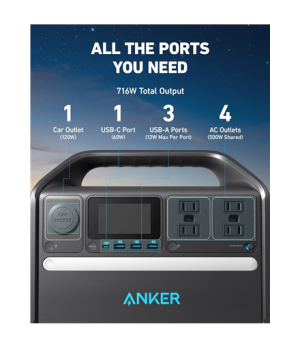 Anker | Portable Power Station (PowerHouse 512Wh) | 535