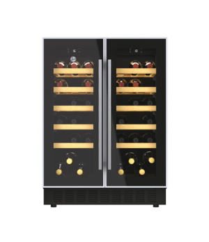 Hoover | Wine Cooler | HWCB 60D/1 | Energy efficiency class G | Free standing | Bottles capacity 38 | Black