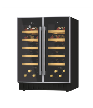 Hoover | Wine Cooler | HWCB 60D/1 | Energy efficiency class G | Free standing | Bottles capacity 38 | Black